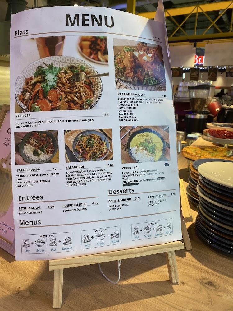 Pingwoo café-restaurant - Menu Image 1