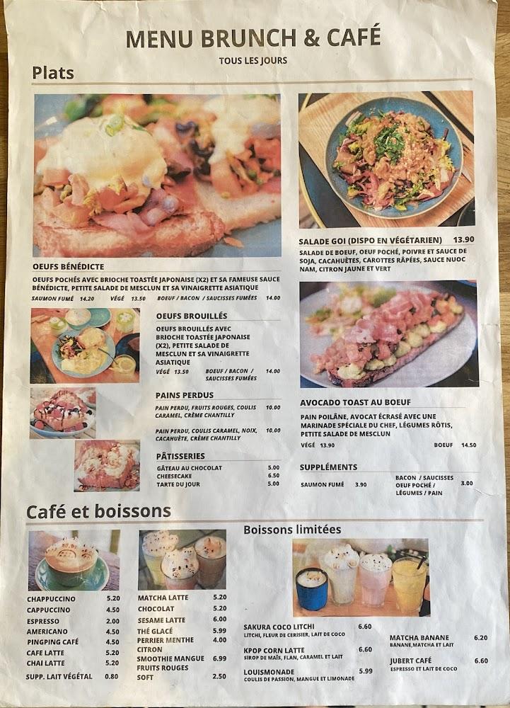 Pingwoo café-restaurant - Menu Image 4